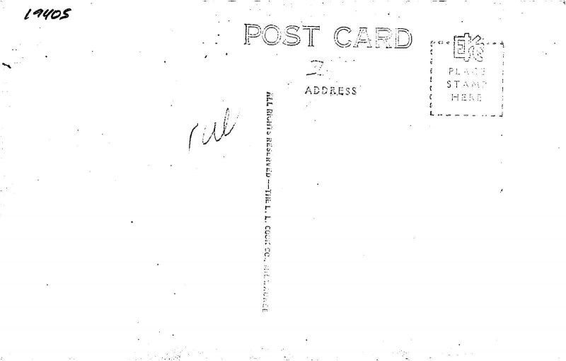 Postcard RPPC New Mexico Silver City Post Office Cook E-31 23-1970