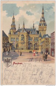Rathaus, Aachen (North Rhine-Westphalia), Germany, PU-1900