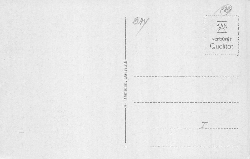 L343 Germany Bayreuth Festival Theatre interior vintage postcard