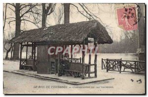 Old Postcard The Bois de Vincennes Embarcadere Lake Daumesnil