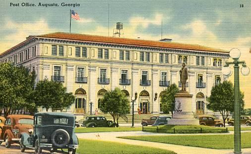 GA - Augusta. Post Office