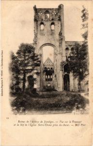 CPA Ruines de l'Abbaye de JUMIEGES-Vue sur le Transept et la Nef (269810)