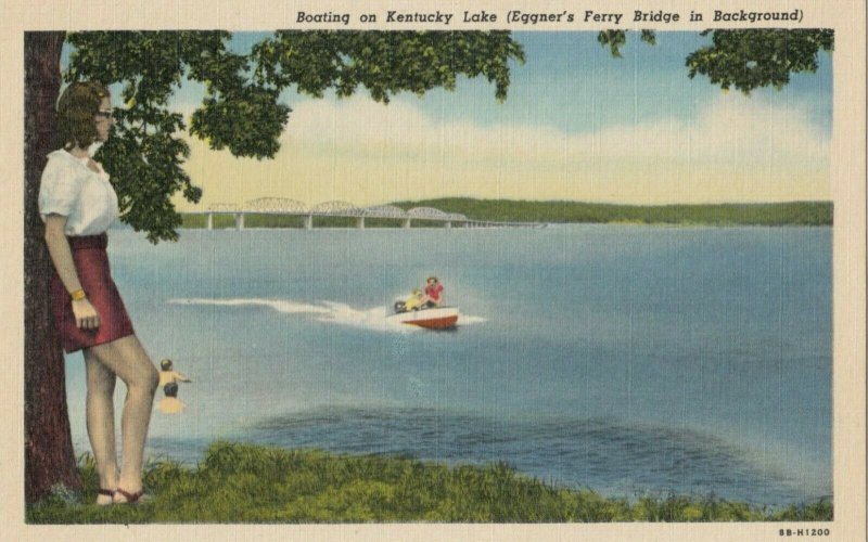 KENTUCKY LAKE , Kentucky, 1930-40s ; Boating