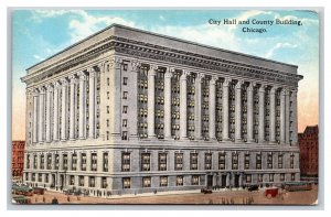 City Hall Cook County Courthouse Chicago Illinois IL UNP DB Postcard Y6