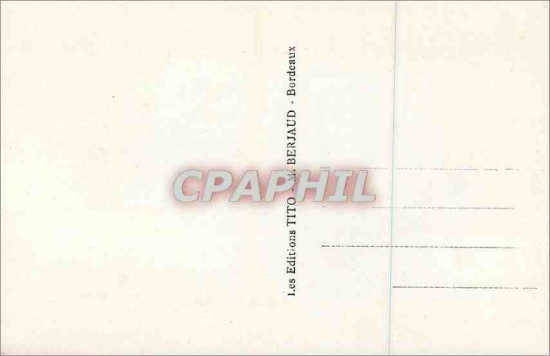 Postcard Modern Bordeaux Bridge over the Garonne