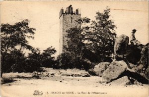 CPA Samois s Seine La Tour de l'Observatoire FRANCE (1300587)