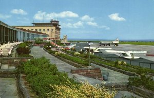 germany, STUTTGART-ECHTERDINGEN, Airport Lufthafen (1960s)