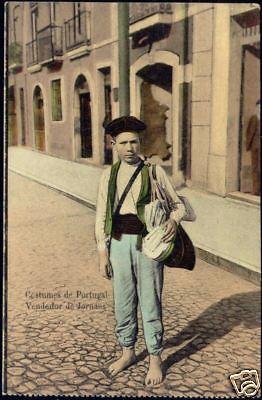 portugal, Vendedor, Newspaper Seller, Costumes 10s