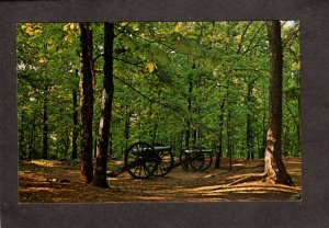 GA Cannon Kennesaw Mtn Civil War Battlefield Park Marietta Georgia Postcard