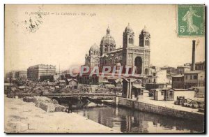 Old Postcard Marseille La Cathedrale