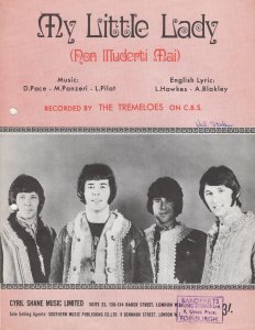 My Little Lady The Tremeloes Sheet Music