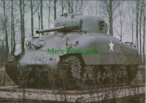 Military Postcard - M4A1 Sherman Tank    RR11981