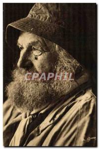 Old Postcard Old Fisherman Normand