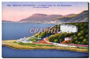 Old Postcard Roquebrune Cap Martin Grand Hotel Far Monte Carlo Monaco