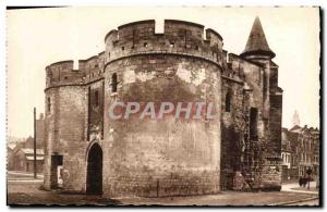 Old Postcard Cambrai La Tour De La Porte De Paris