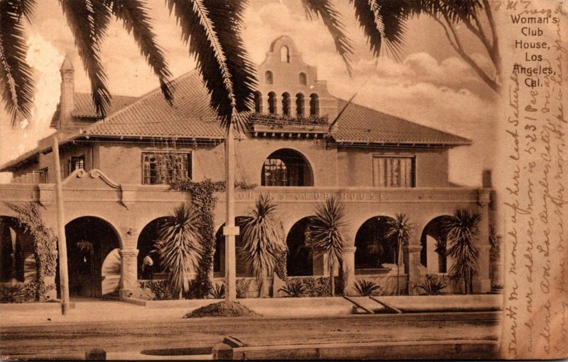 California Los Angeles Woman's Club House 1907