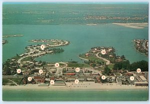 ST. PETERSBURG, Redington Beach FL~ TIDES HOTEL & BATH CLUB 6x9 Postcard 1960s