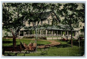 c1910 Scenic View Norwalk Country Club Norwalk Connecticut CT Antique Postcard