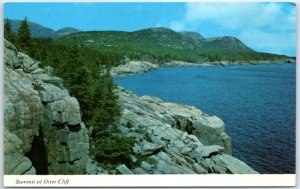 Postcard - Summit of Otter Cliff, Maine, USA