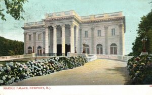 Vintage Postcard 1906 Marble Palace Newport RI Rhode Island Pub. A.C. Bosselman