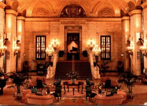 Illinois Chicago Palmer House Hilton Lobby 1992