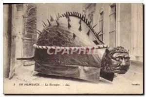 Old Postcard In The Provence Tarasque