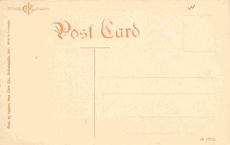 Public Library Goshen Indiana 1910c postcard