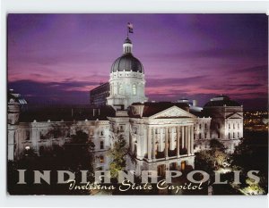 Postcard Indiana State Capitol Indianapolis Indiana USA