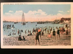 Vintage Postcard 1915-1930 Bathing Beach Water Witch New Jersey