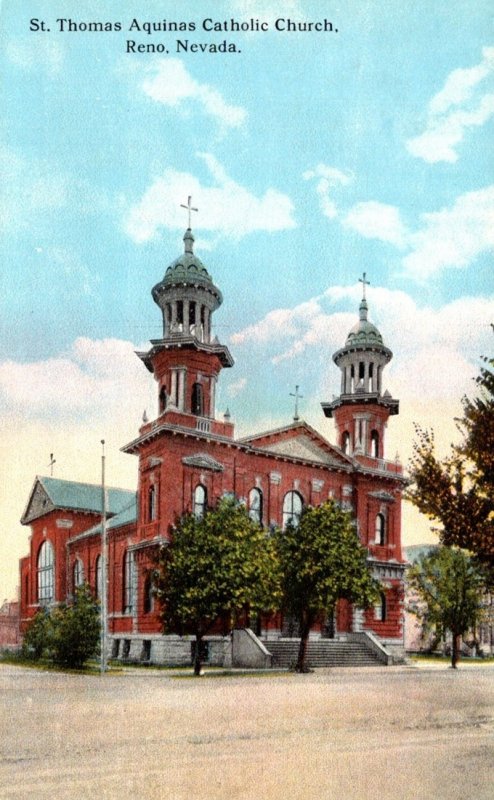 Nevada Reno St Thomas Aquinas Catholic Church Curteich