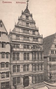 Postcard 1910's Leibniz Hannover Old Town House Building Germany Structure