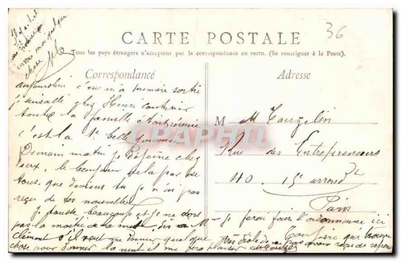 Postcard Old Indre Valencay Chateau de Valencay