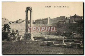 Old Postcard Arles Theater Antique