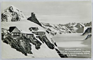 Jungfraujoch Mönch Observatoroy & Meteorological Station - Vintage Postcard