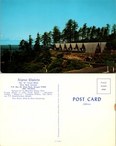 Alpine Chalets, The A Frame Motel, Otter Rock, Oregon (10013)