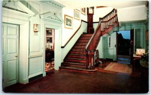 Postcard - Central Hall at Mount Vernon, Virginia