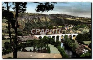 Modern Postcard The Viaduct and Clecy Rocks Parks