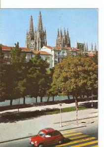 Postal 027533 : La Catedral de Burgos, desde el paso de la Merced