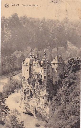 Belgium Dinant Chateau de Walzin 1921