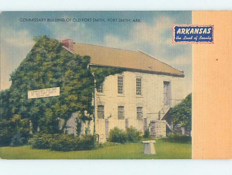 Unused Linen BUILDING Fort Smith Arkansas AR hn9016