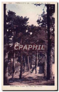 Postcard Old Peira Cava Hotel Truchi His her tennis park