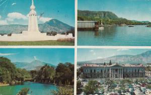 San Salvador El Salvador multiple view Ilopango lake Atecozol Park