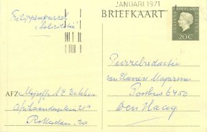 Netherlands postal stationery postcard queen Juliana Nederland Briefkaart