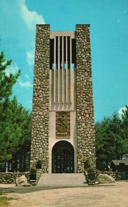 Postcard Cathedral Of Pines National Memorial Bell Tower Rindge New Hampshire NH