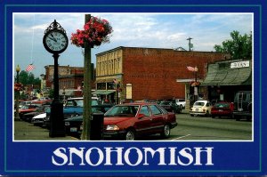 Washington Snohomish Main Street Scene