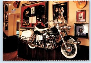 LAS VEGAS, NV ~ Roy Orbison's 1968 Harley Davidson HARD ROCK CAFE 4x6 Postcard