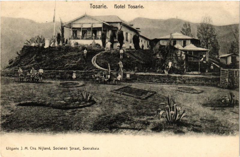 CPA AK INDONESIA DUTCH INDIES - Tosarie JAVA - Hotel Tosarie (a1788)