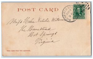 c1905 Pine Grove Drive At Canadarago Lake Richfield Springs New York NY Postcard 