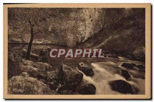 Old Postcard Fontaine de Vaucluse Departure Source High Cascades