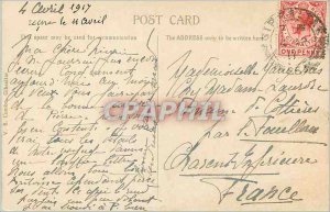 Old Postcard Gibraltar Rock From The San Filipe